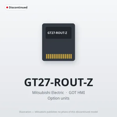 Mitsubishi Electric GT27-ROUT-Z – Mitsubishi GOT HMI Option unit Mitsubishi Electric GT27-ROUT-Z – Mitsubishi GOT HMI Option unit