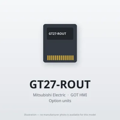 Mitsubishi Electric GT27-ROUT – Mitsubishi GOT HMI Option unit Mitsubishi Electric GT27-ROUT – Mitsubishi GOT HMI Option unit