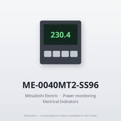Mitsubishi Electric ME-0040MT2-SS96 – Mitsubishi Power monitoring MODBUS TCP 2 ports * 2 ports for daisy chain, one IP address. Mitsubishi Electric ME-0040MT2-SS96 – Mitsubishi Power monitoring MODBUS TCP 2 ports * 2 ports for daisy chain, one IP address.