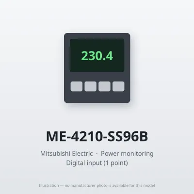 Mitsubishi Electric ME-4210-SS96B – Mitsubishi Power monitoring Analog output (4 circuits) Pulse/Alarm output (2 points) Mitsubishi Electric ME-4210-SS96B – Mitsubishi Power monitoring Analog output (4 circuits) Pulse/Alarm output (2 points)