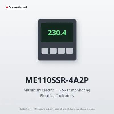 Mitsubishi Electric ME110SSR-4A2P – Mitsubishi Power monitoring Analog output (4 circuits) Pulse output (2 points) Mitsubishi Electric ME110SSR-4A2P – Mitsubishi Power monitoring Analog output (4 circuits) Pulse output (2 points)