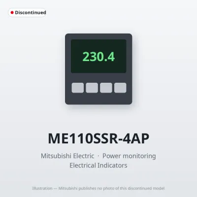 Mitsubishi Electric ME110SSR-4AP – Mitsubishi Power monitoring Analog output (4 circuits) Pulse output (1 point) Mitsubishi Electric ME110SSR-4AP – Mitsubishi Power monitoring Analog output (4 circuits) Pulse output (1 point)