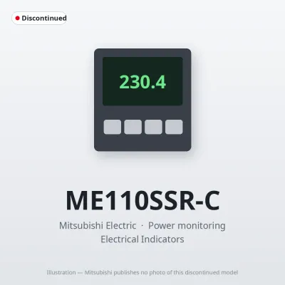 Mitsubishi Electric ME110SSR-C – Mitsubishi Power monitoring CC-Link Mitsubishi Electric ME110SSR-C – Mitsubishi Power monitoring CC-Link