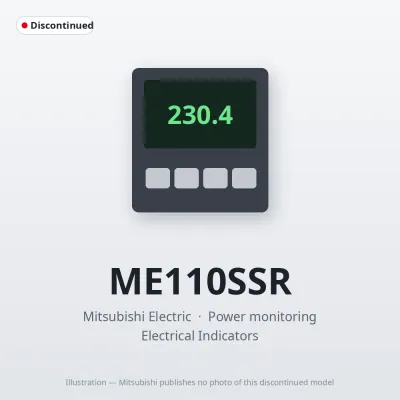 Mitsubishi Electric ME110SSR – Mitsubishi Power monitoring Meter Mitsubishi Electric ME110SSR – Mitsubishi Power monitoring Meter