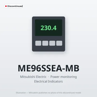 Mitsubishi Electric ME96SSEA-MB – Mitsubishi Power monitoring MODBUS RTU Mitsubishi Electric ME96SSEA-MB – Mitsubishi Power monitoring MODBUS RTU