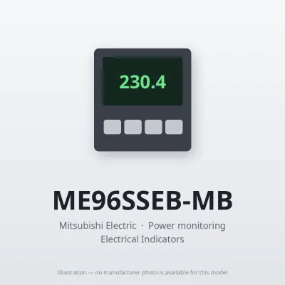 Mitsubishi Electric ME96SSEB-MB – Mitsubishi Power monitoring MODBUS RTU Mitsubishi Electric ME96SSEB-MB – Mitsubishi Power monitoring MODBUS RTU