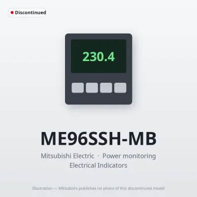 Mitsubishi Electric ME96SSH-MB – Mitsubishi Power monitoring MODBUS RTU Mitsubishi Electric ME96SSH-MB – Mitsubishi Power monitoring MODBUS RTU