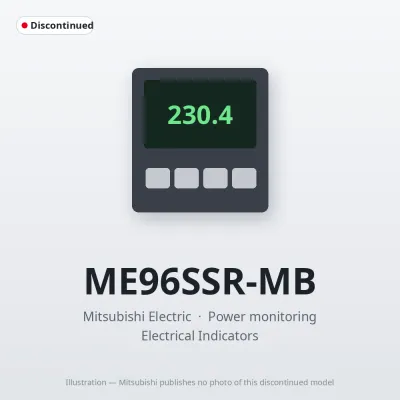 Mitsubishi Electric ME96SSR-MB – Mitsubishi Power monitoring MODBUS RTU Mitsubishi Electric ME96SSR-MB – Mitsubishi Power monitoring MODBUS RTU