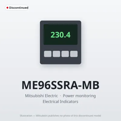 Mitsubishi Electric ME96SSRA-MB – Mitsubishi Power monitoring MODBUS RTU Mitsubishi Electric ME96SSRA-MB – Mitsubishi Power monitoring MODBUS RTU