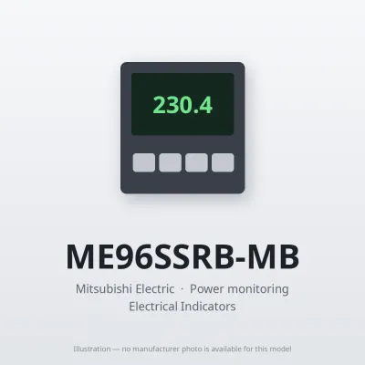 Mitsubishi Electric ME96SSRB-MB – Mitsubishi Power monitoring MODBUS RTU Mitsubishi Electric ME96SSRB-MB – Mitsubishi Power monitoring MODBUS RTU