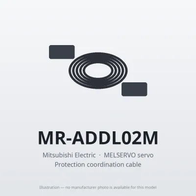 Mitsubishi Electric MR-ADDL02M – Mitsubishi MELSERVO servo Protection coordination cable Mitsubishi Electric MR-ADDL02M – Mitsubishi MELSERVO servo Protection coordination cable