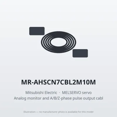 Mitsubishi Electric MR-AHSCN7CBL2M10M – Mitsubishi MELSERVO servo Analog monitor and A/B/Z-phase pulse output cable Mitsubishi Electric MR-AHSCN7CBL2M10M – Mitsubishi MELSERVO servo Analog monitor and A/B/Z-phase pulse output cable