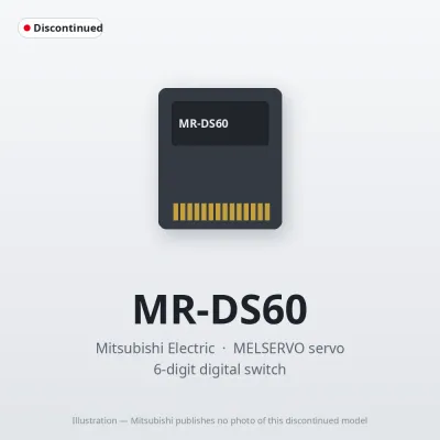 Mitsubishi Electric MR-DS60 – Mitsubishi MELSERVO servo 6-digit digital switch Mitsubishi Electric MR-DS60 – Mitsubishi MELSERVO servo 6-digit digital switch