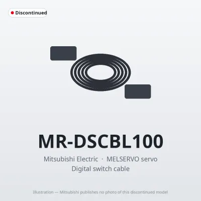 Mitsubishi Electric MR-DSCBL100 – Mitsubishi MELSERVO servo Digital switch cable Mitsubishi Electric MR-DSCBL100 – Mitsubishi MELSERVO servo Digital switch cable