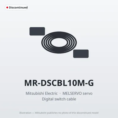Mitsubishi Electric MR-DSCBL10M-G – Mitsubishi MELSERVO servo Digital switch cable Mitsubishi Electric MR-DSCBL10M-G – Mitsubishi MELSERVO servo Digital switch cable