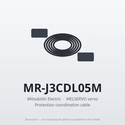 Mitsubishi Electric MR-J3CDL05M – Mitsubishi MELSERVO servo Protection coordination cable Mitsubishi Electric MR-J3CDL05M – Mitsubishi MELSERVO servo Protection coordination cable