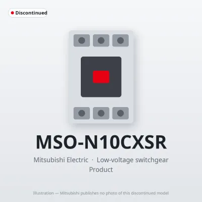 Mitsubishi Electric MSO-N10CXSR – Mitsubishi Low-voltage switchgear Magnetic Starter Mitsubishi Electric MSO-N10CXSR – Mitsubishi Low-voltage switchgear Magnetic Starter