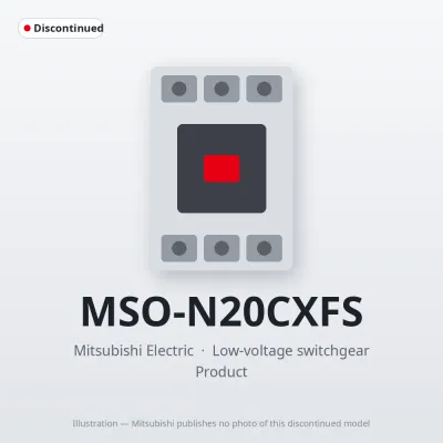 Mitsubishi Electric MSO-N20CXFS – Mitsubishi Low-voltage switchgear Magnetic Starter Mitsubishi Electric MSO-N20CXFS – Mitsubishi Low-voltage switchgear Magnetic Starter