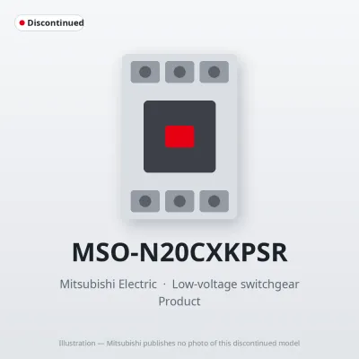 Mitsubishi Electric MSO-N20CXKPSR – Mitsubishi Low-voltage switchgear Magnetic Starter Mitsubishi Electric MSO-N20CXKPSR – Mitsubishi Low-voltage switchgear Magnetic Starter