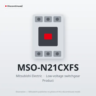 Mitsubishi Electric MSO-N21CXFS – Mitsubishi Low-voltage switchgear Magnetic Starter Mitsubishi Electric MSO-N21CXFS – Mitsubishi Low-voltage switchgear Magnetic Starter