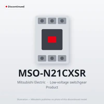Mitsubishi Electric MSO-N21CXSR – Mitsubishi Low-voltage switchgear Magnetic Starter Mitsubishi Electric MSO-N21CXSR – Mitsubishi Low-voltage switchgear Magnetic Starter