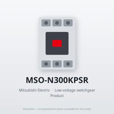 Mitsubishi Electric MSO-N300KPSR – Mitsubishi Low-voltage switchgear Magnetic Starter Mitsubishi Electric MSO-N300KPSR – Mitsubishi Low-voltage switchgear Magnetic Starter