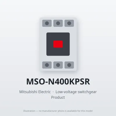 Mitsubishi Electric MSO-N400KPSR – Mitsubishi Low-voltage switchgear Magnetic Starter Mitsubishi Electric MSO-N400KPSR – Mitsubishi Low-voltage switchgear Magnetic Starter