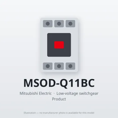 Mitsubishi Electric MSOD-Q11BC – Mitsubishi Low-voltage switchgear DC Interface Contactor Mitsubishi Electric MSOD-Q11BC – Mitsubishi Low-voltage switchgear DC Interface Contactor