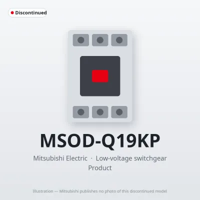 Mitsubishi Electric MSOD-Q19KP – Mitsubishi Low-voltage switchgear DC Interface Contactor Mitsubishi Electric MSOD-Q19KP – Mitsubishi Low-voltage switchgear DC Interface Contactor