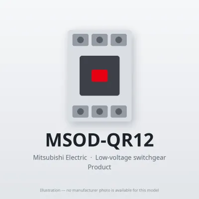 Mitsubishi Electric MSOD-QR12 – Mitsubishi Low-voltage switchgear DC Interface Contactor Mitsubishi Electric MSOD-QR12 – Mitsubishi Low-voltage switchgear DC Interface Contactor