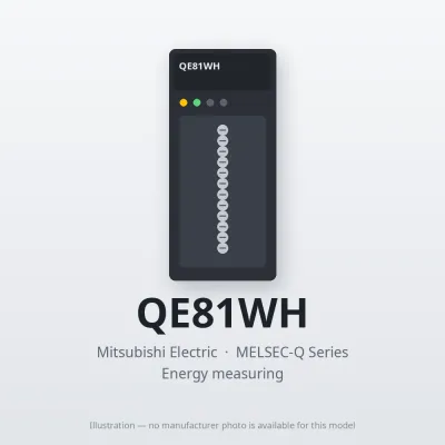 Mitsubishi Electric QE81WH – Mitsubishi MELSEC-Q Series Energy measuring Mitsubishi Electric QE81WH – Mitsubishi MELSEC-Q Series Energy measuring