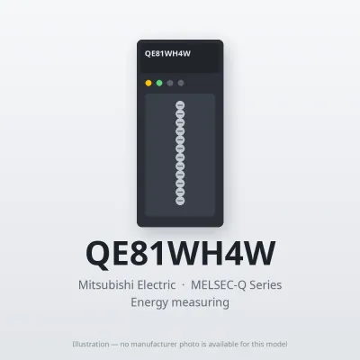 Mitsubishi Electric QE81WH4W – Mitsubishi MELSEC-Q Series Energy measuring Mitsubishi Electric QE81WH4W – Mitsubishi MELSEC-Q Series Energy measuring