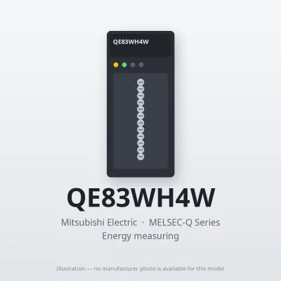 Mitsubishi Electric QE83WH4W – Mitsubishi MELSEC-Q Series Energy measuring Mitsubishi Electric QE83WH4W – Mitsubishi MELSEC-Q Series Energy measuring