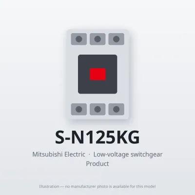Mitsubishi Electric S-N125KG – Mitsubishi Low-voltage switchgear Magnetic Contactor Mitsubishi Electric S-N125KG – Mitsubishi Low-voltage switchgear Magnetic Contactor