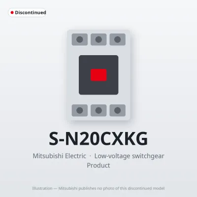 Mitsubishi Electric S-N20CXKG – Mitsubishi Low-voltage switchgear Magnetic Contactor Mitsubishi Electric S-N20CXKG – Mitsubishi Low-voltage switchgear Magnetic Contactor
