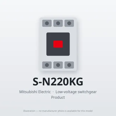 Mitsubishi Electric S-N220KG – Mitsubishi Low-voltage switchgear Magnetic Contactor Mitsubishi Electric S-N220KG – Mitsubishi Low-voltage switchgear Magnetic Contactor