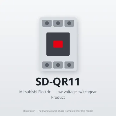 Mitsubishi Electric SD-QR11 – Mitsubishi Low-voltage switchgear DC Interface Contactor Mitsubishi Electric SD-QR11 – Mitsubishi Low-voltage switchgear DC Interface Contactor