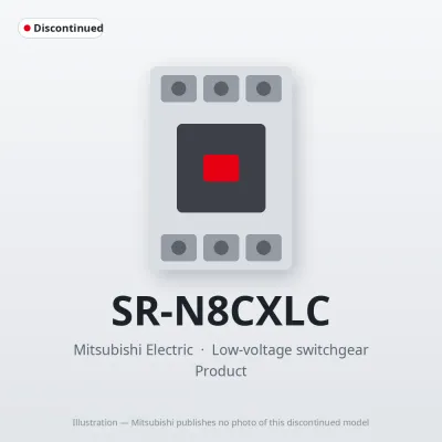 Mitsubishi Electric SR-N8CXLC – Mitsubishi Low-voltage switchgear Contactor Relay Mitsubishi Electric SR-N8CXLC – Mitsubishi Low-voltage switchgear Contactor Relay