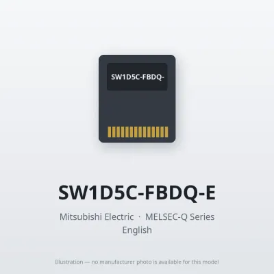 Mitsubishi Electric SW1D5C-FBDQ-E – Mitsubishi MELSEC-Q Series MELSOFT PX Developer Mitsubishi Electric SW1D5C-FBDQ-E – Mitsubishi MELSEC-Q Series MELSOFT PX Developer
