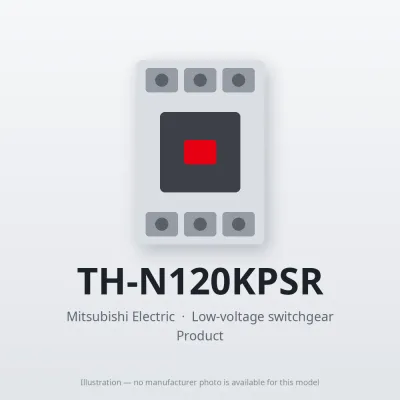 Mitsubishi Electric TH-N120KPSR – Mitsubishi Low-voltage switchgear Thermal Overload Relay Mitsubishi Electric TH-N120KPSR – Mitsubishi Low-voltage switchgear Thermal Overload Relay