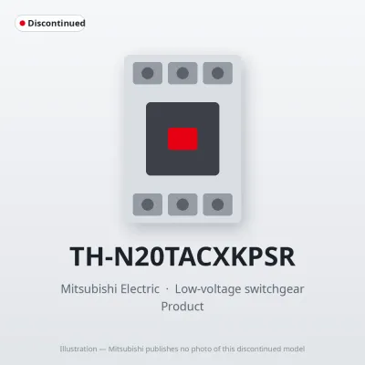 Mitsubishi Electric TH-N20TACXKPSR – Mitsubishi Low-voltage switchgear Thermal Overload Relay Mitsubishi Electric TH-N20TACXKPSR – Mitsubishi Low-voltage switchgear Thermal Overload Relay