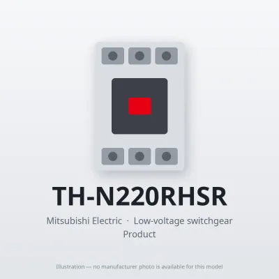 Mitsubishi Electric TH-N220RHSR – Mitsubishi Low-voltage switchgear Thermal Overload Relay Mitsubishi Electric TH-N220RHSR – Mitsubishi Low-voltage switchgear Thermal Overload Relay