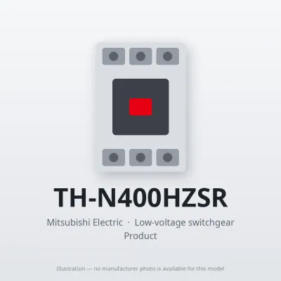 Mitsubishi Electric TH-N400HZSR – Mitsubishi Low-voltage switchgear Thermal Overload Relay Mitsubishi Electric TH-N400HZSR – Mitsubishi Low-voltage switchgear Thermal Overload Relay