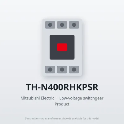 Mitsubishi Electric TH-N400RHKPSR – Mitsubishi Low-voltage switchgear Thermal Overload Relay Mitsubishi Electric TH-N400RHKPSR – Mitsubishi Low-voltage switchgear Thermal Overload Relay