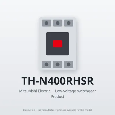 Mitsubishi Electric TH-N400RHSR – Mitsubishi Low-voltage switchgear Thermal Overload Relay Mitsubishi Electric TH-N400RHSR – Mitsubishi Low-voltage switchgear Thermal Overload Relay