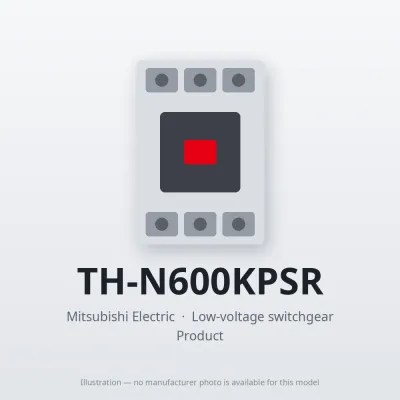 Mitsubishi Electric TH-N600KPSR – Mitsubishi Low-voltage switchgear Thermal Overload Relay Mitsubishi Electric TH-N600KPSR – Mitsubishi Low-voltage switchgear Thermal Overload Relay