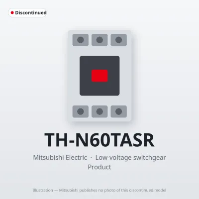 Mitsubishi Electric TH-N60TASR – Mitsubishi Low-voltage switchgear Thermal Overload Relay Mitsubishi Electric TH-N60TASR – Mitsubishi Low-voltage switchgear Thermal Overload Relay