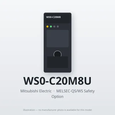 Mitsubishi Electric WS0-C20M8U – Mitsubishi MELSEC-QS/WS Safety CPU Mitsubishi Electric WS0-C20M8U – Mitsubishi MELSEC-QS/WS Safety CPU