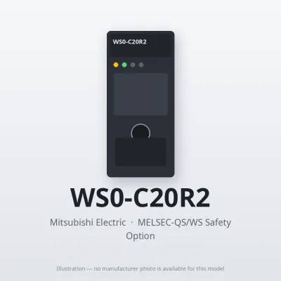 Mitsubishi Electric WS0-C20R2 – Mitsubishi MELSEC-QS/WS Safety CPU Mitsubishi Electric WS0-C20R2 – Mitsubishi MELSEC-QS/WS Safety CPU