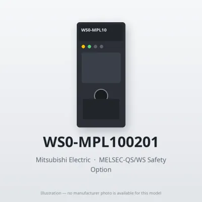 Mitsubishi Electric WS0-MPL100201 – Mitsubishi MELSEC-QS/WS Safety CPU Mitsubishi Electric WS0-MPL100201 – Mitsubishi MELSEC-QS/WS Safety CPU